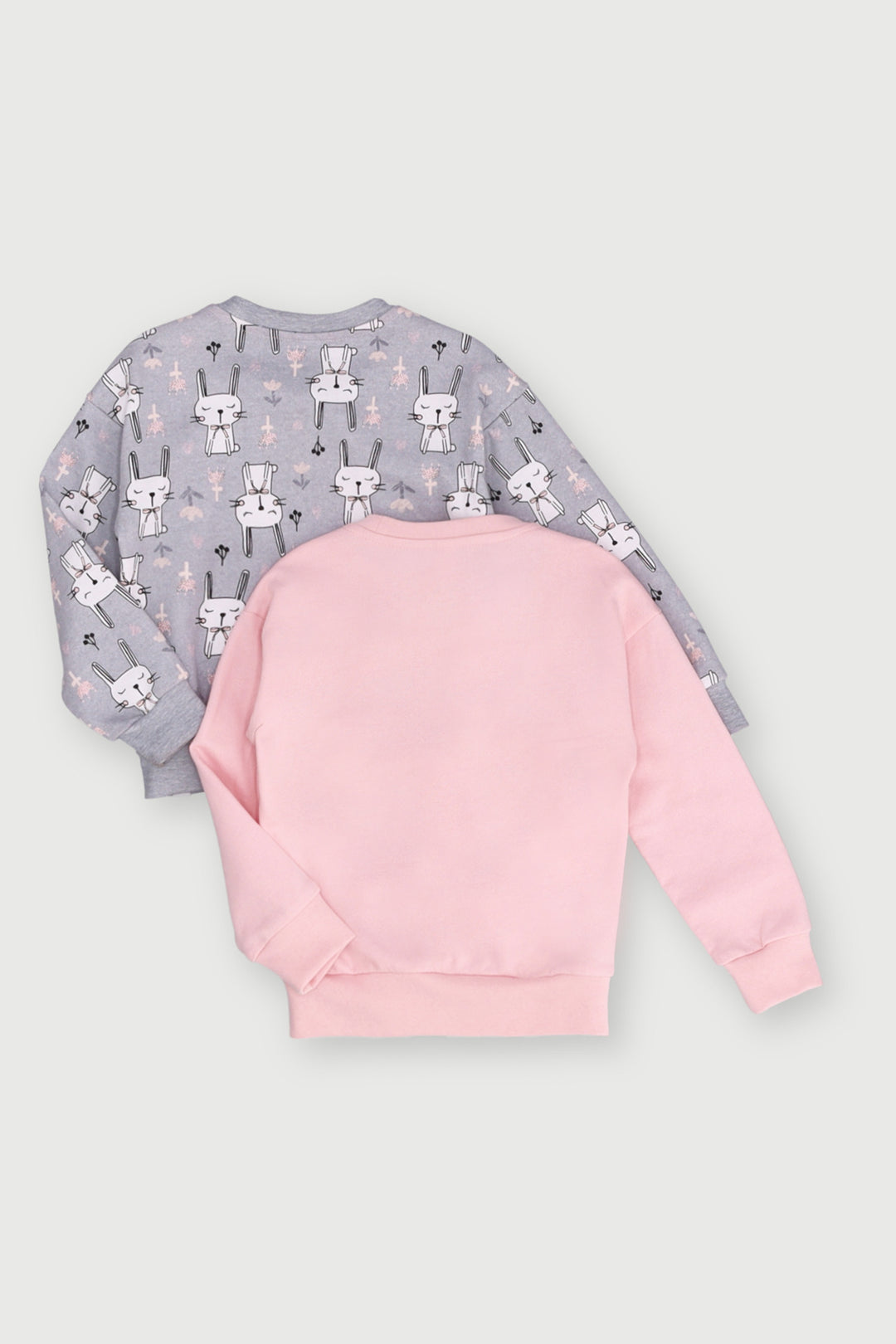 Pre-Girls 2 Pack Bunny Print Track Tops - Pink