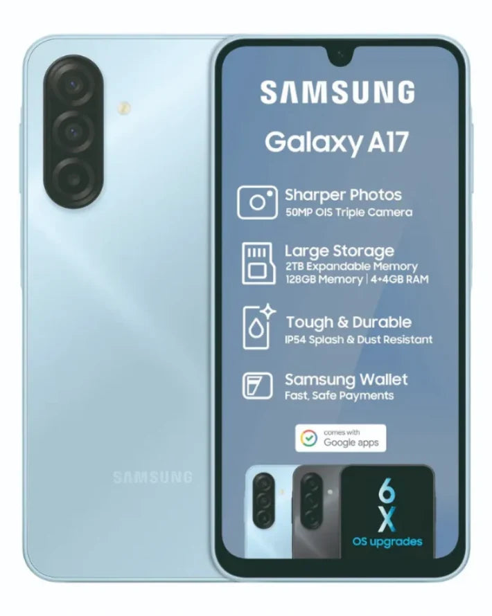Galaxy A17 4GB+128GB 4G Dual Sim Cellphone - Blue