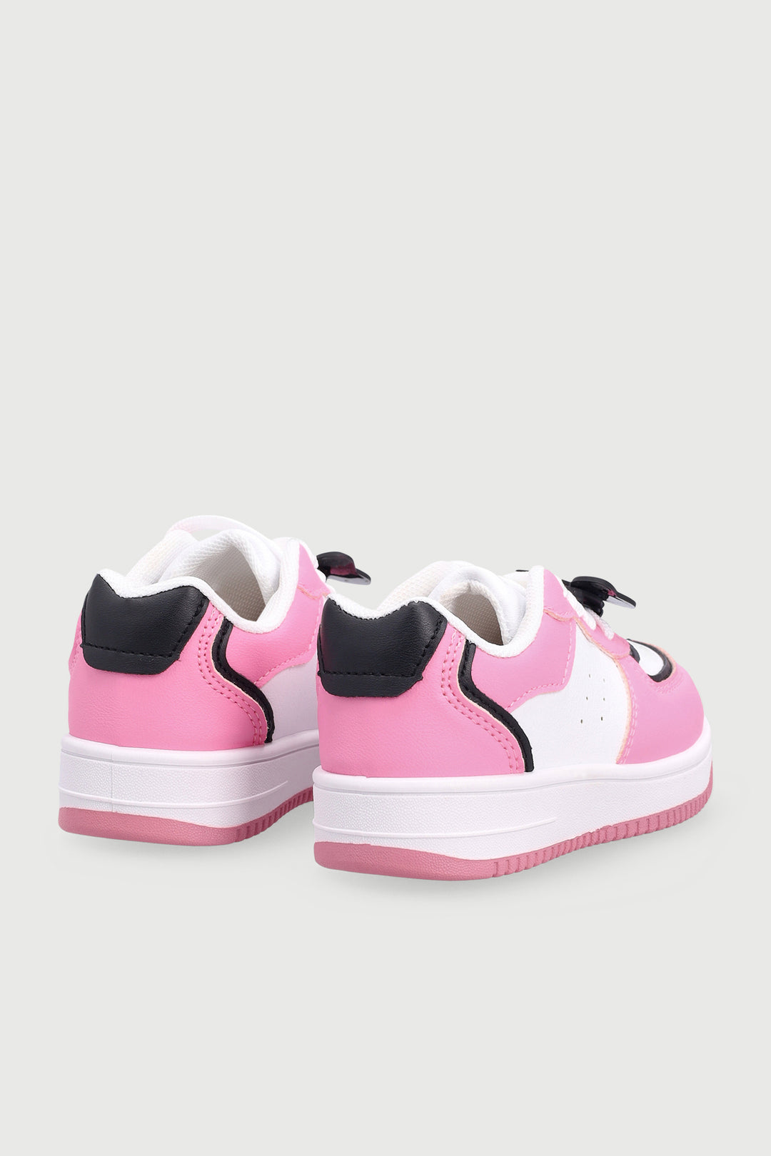 Pre-Girls Court Sneaker - Pink/Black