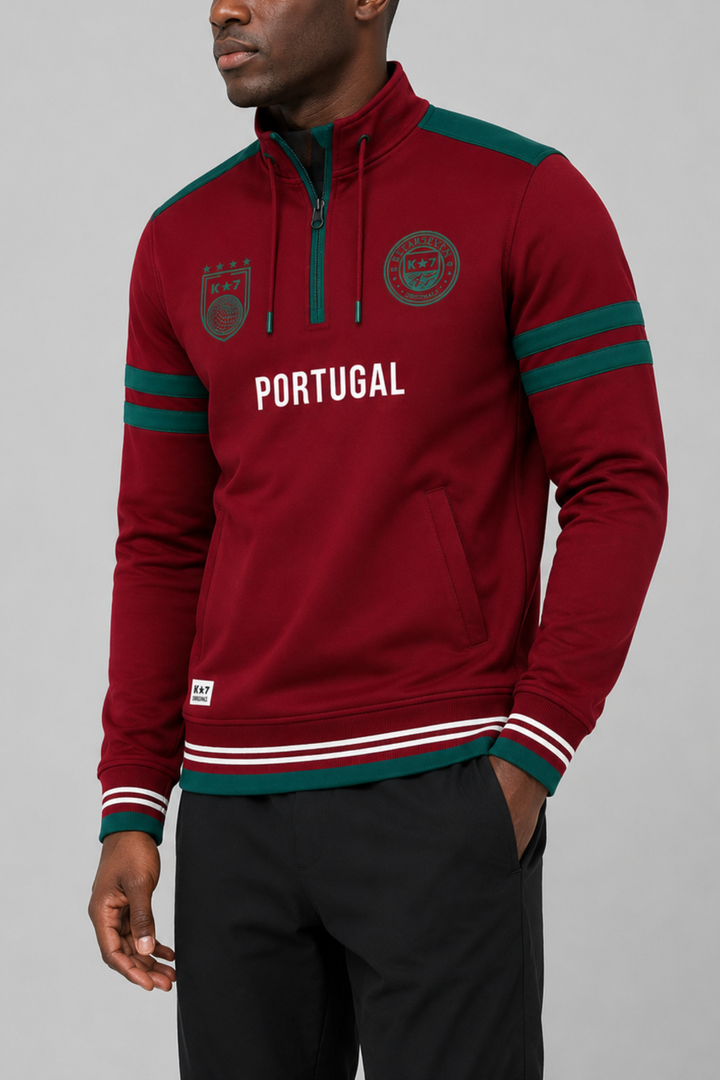 Formation Quarter Zip Tracktop - Maroon