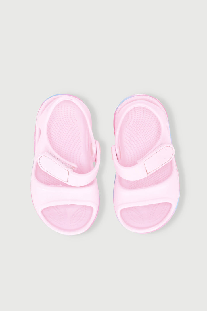 Pre-Girls Moulded Health Sandal - Light Pink