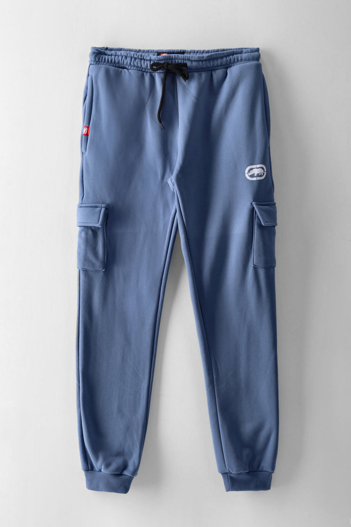 Boys Cargo Fleece Jogger - Blue