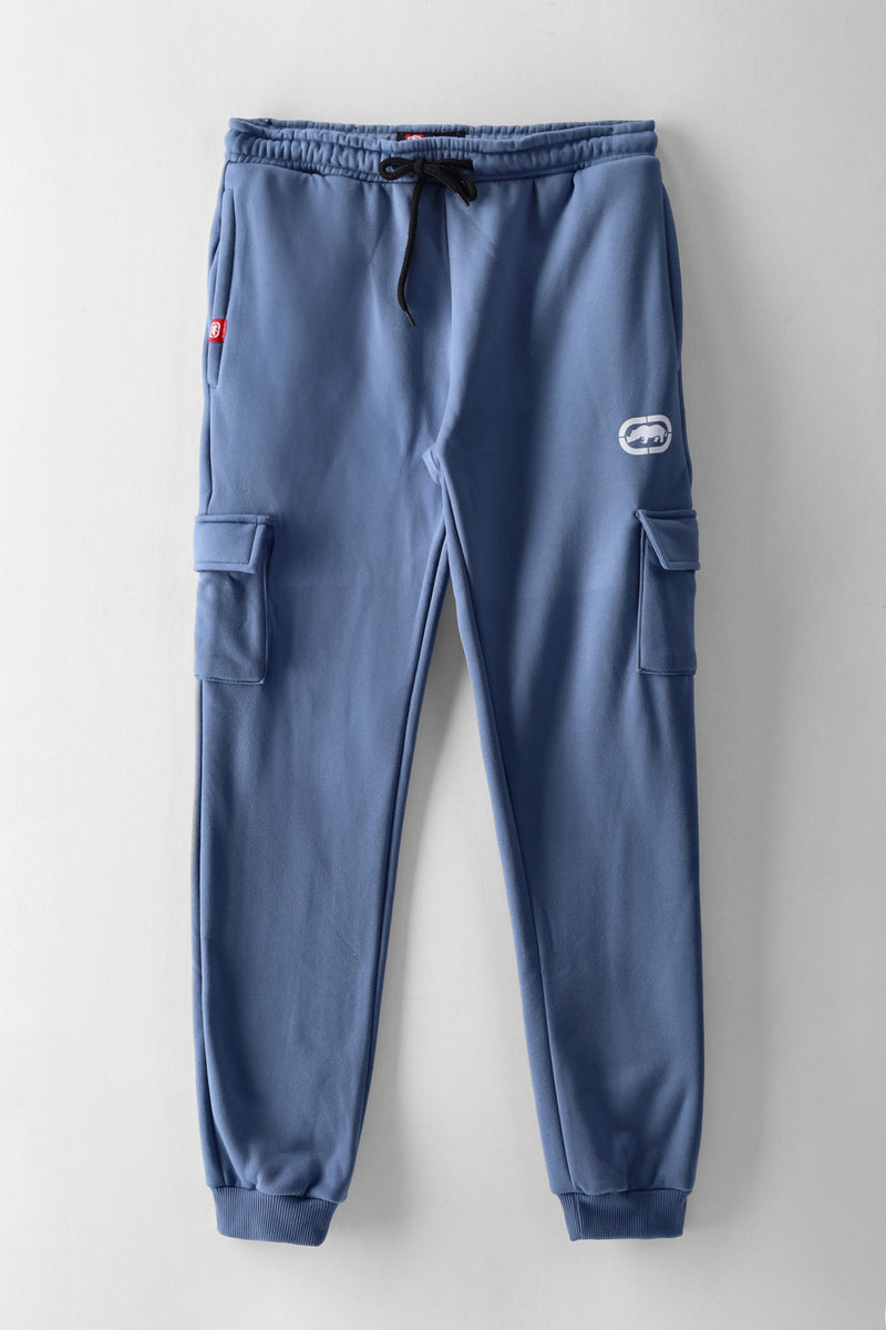 Boys Cargo Fleece Jogger - Blue