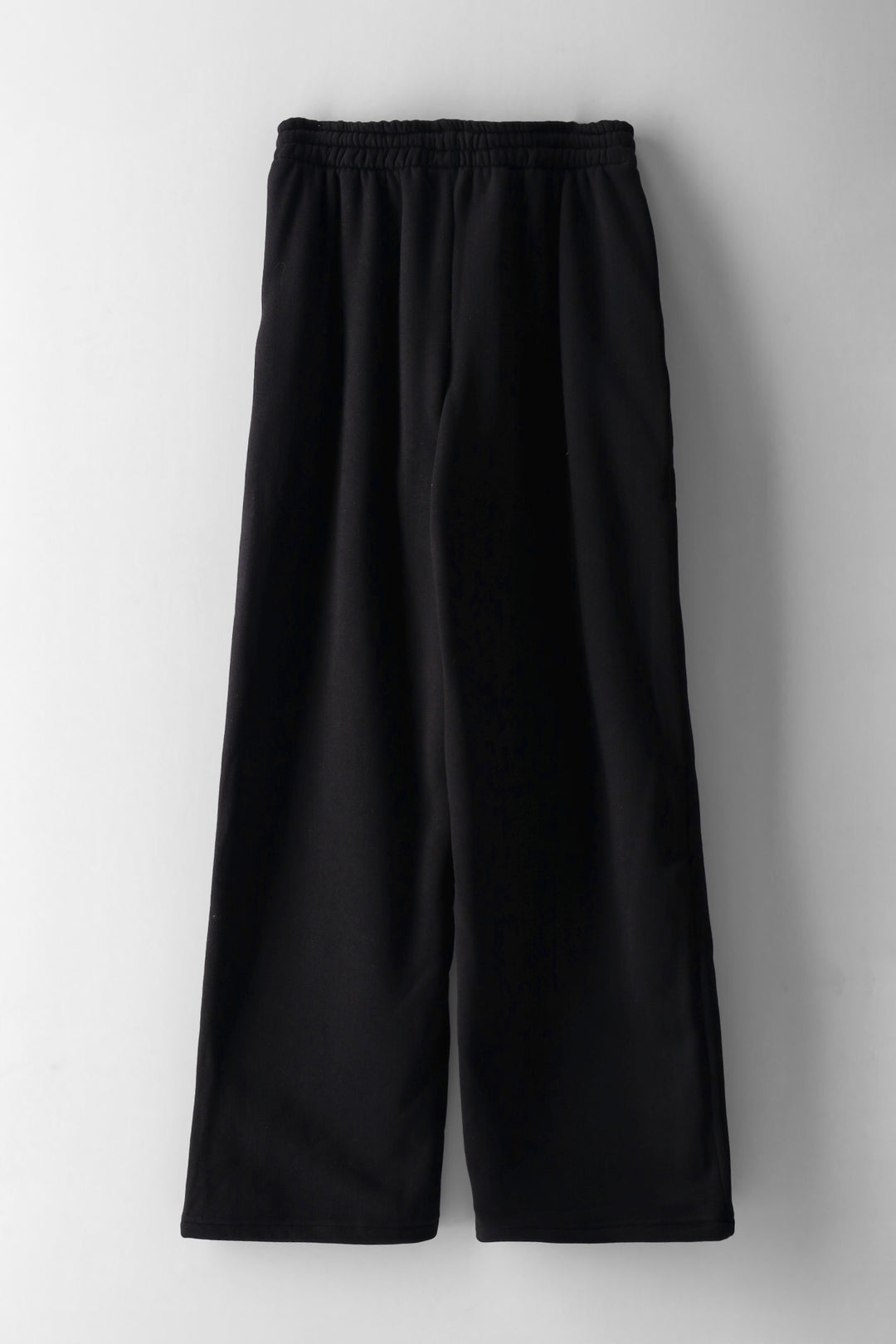 Boys Wide Leg Fleece Pant - Black