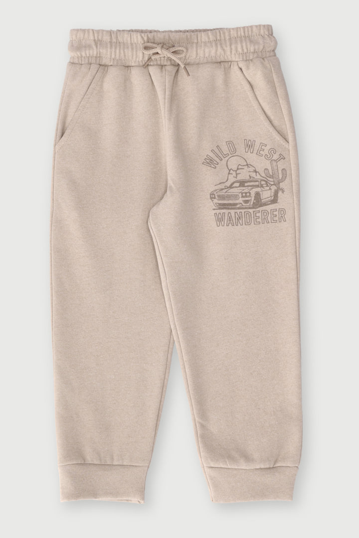 Pre-Boys Wild West Car Jogger - Stone