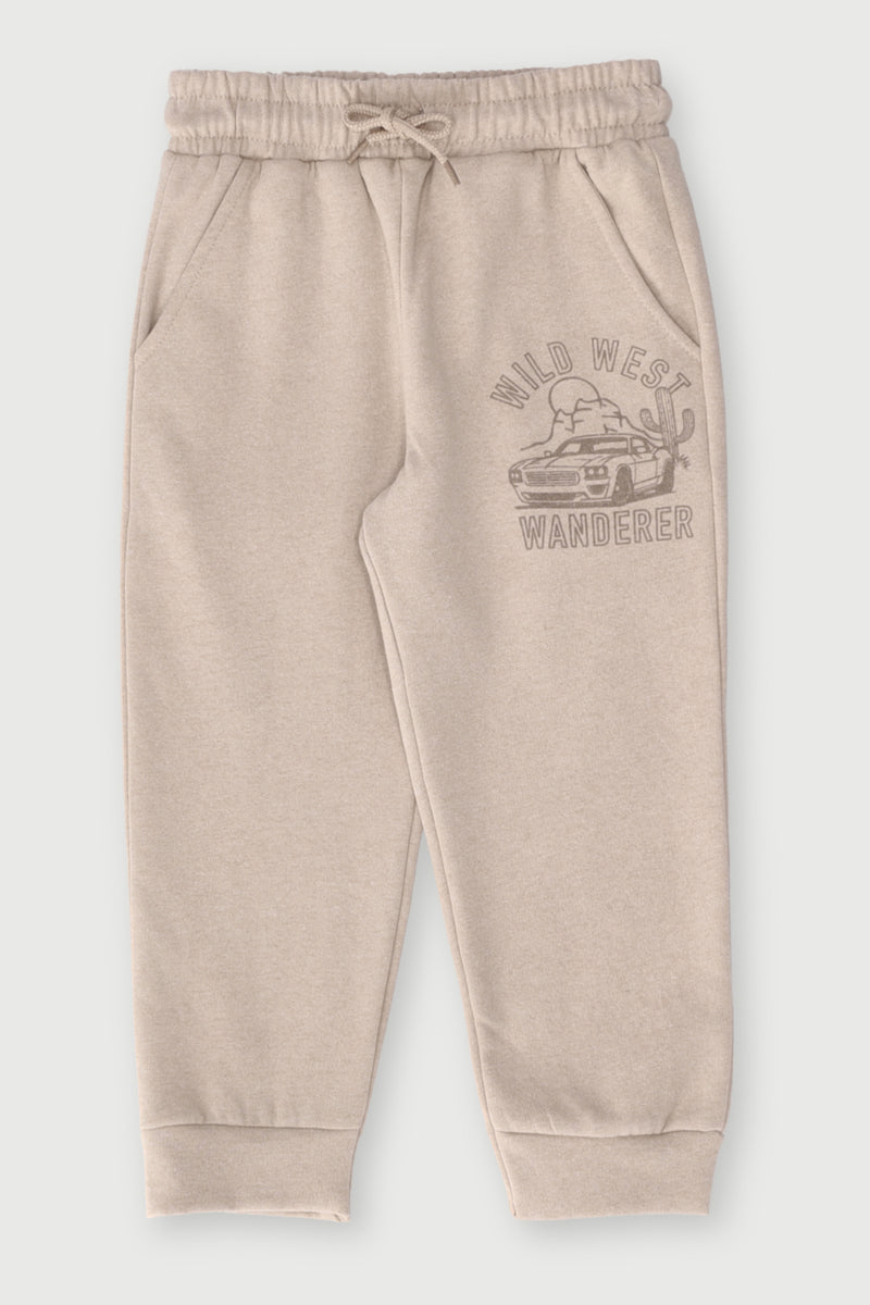 Pre-Boys Wild West Car Jogger - Stone