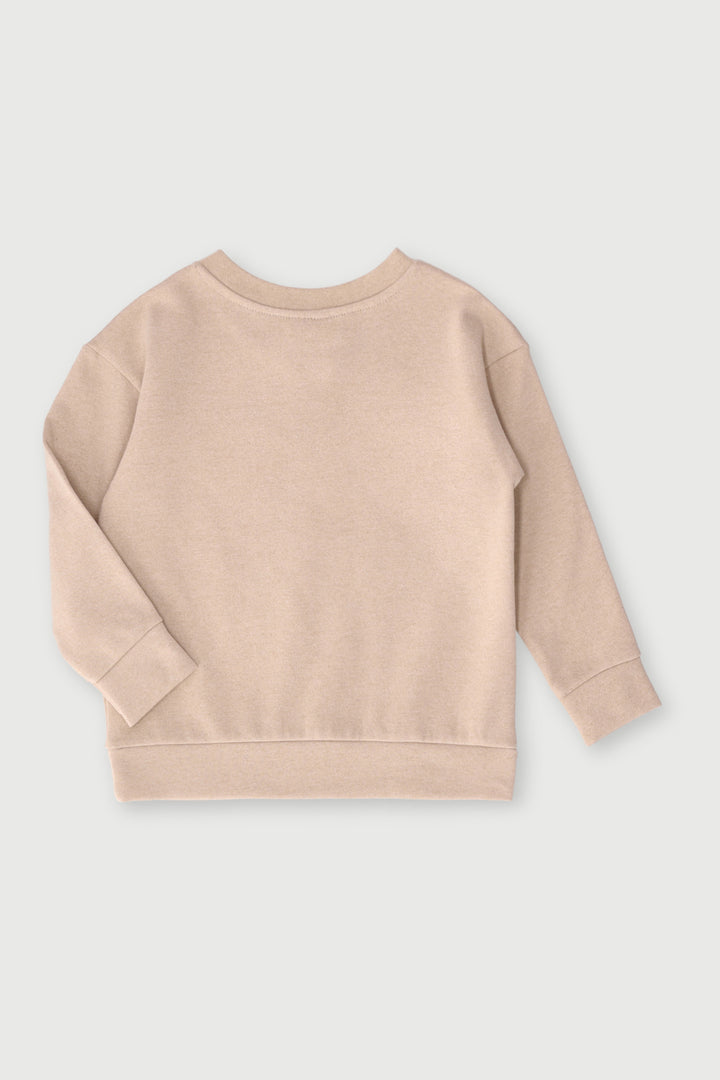 Pre-Boys Wild West Car Crewneck - Stone