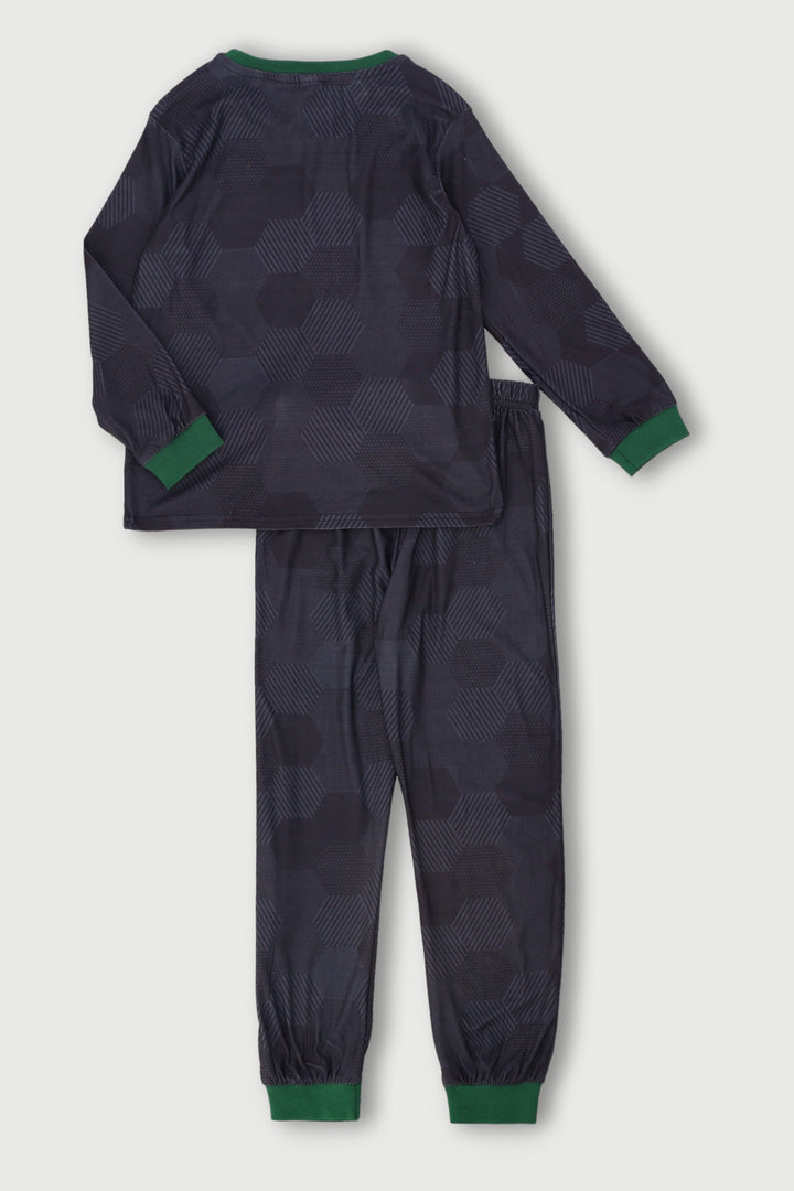 Pre-Boys Soccer World Cup Sleep Set - Black