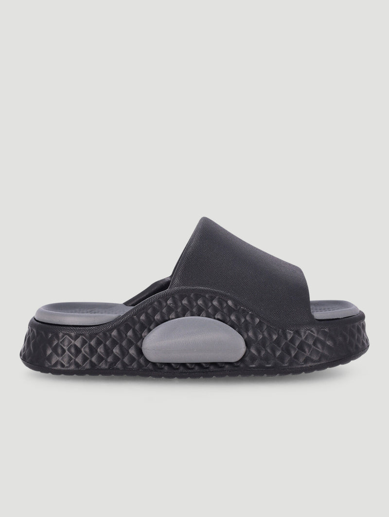 Pre-Boys Moulded Slide - Black/Grey
