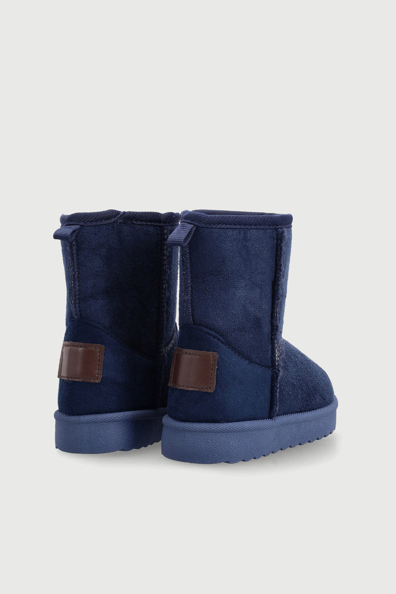 Pre-Boys Slipper Boot - Navy