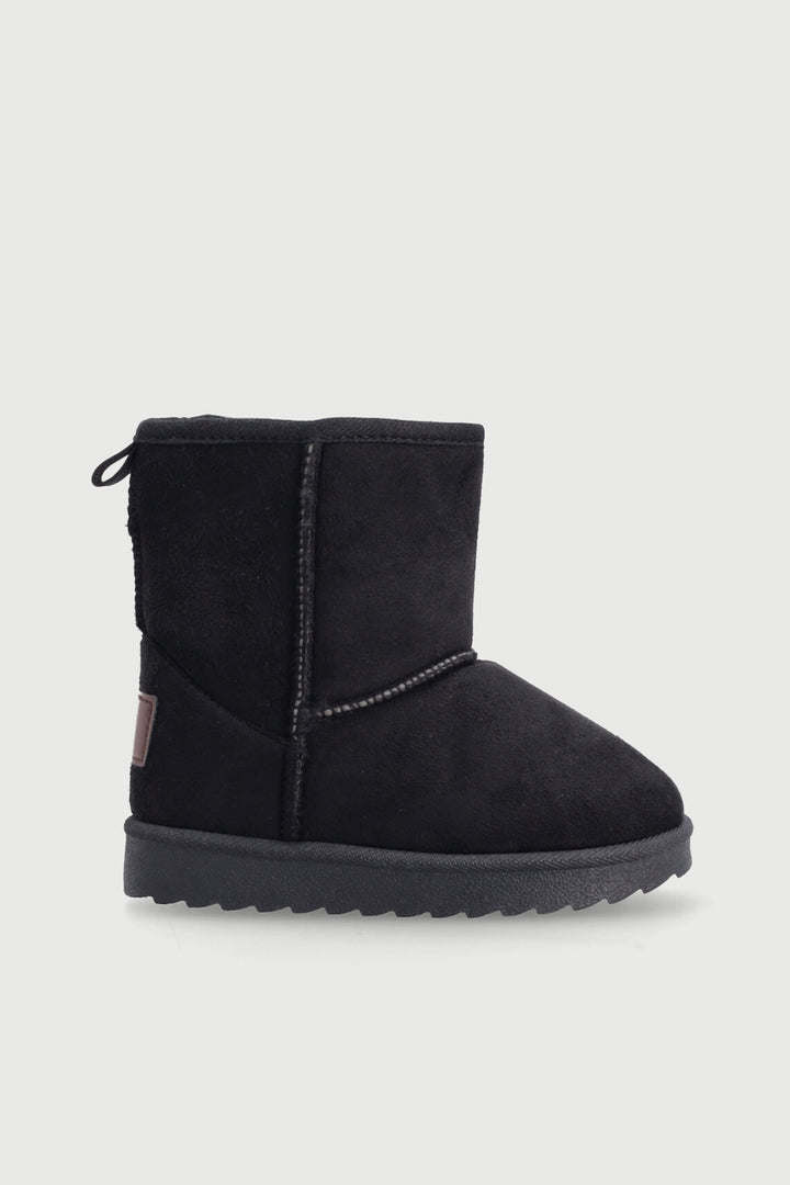 Pre-Boys Slipper Boot - Black
