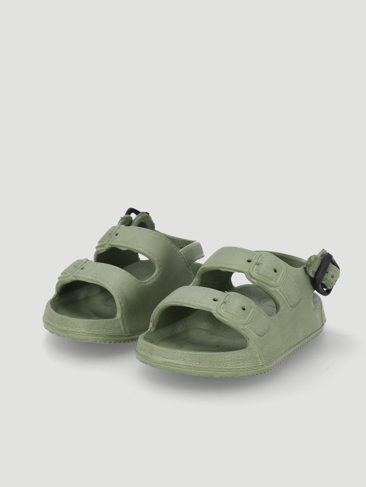 Pre-Boys Moulded Health Sandal - Olive