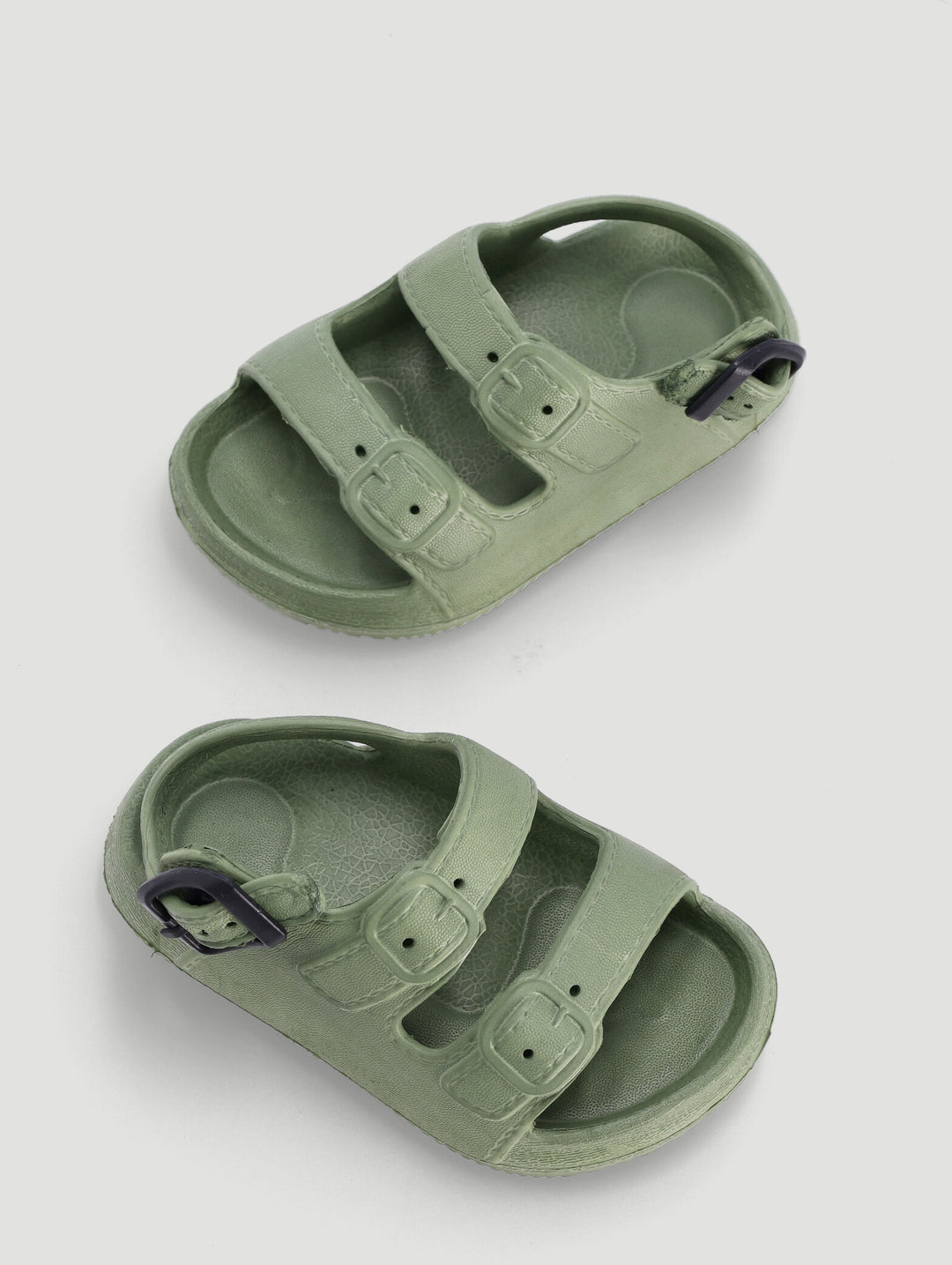 Pre-Boys Moulded Health Sandal - Olive