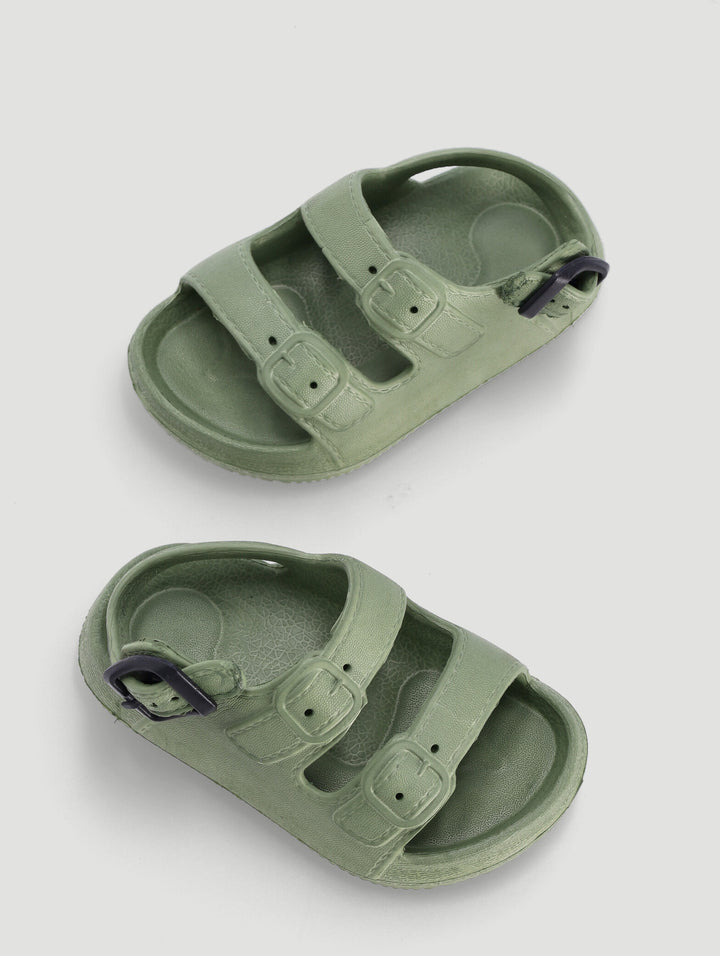 Pre-Boys Moulded Health Sandal - Olive