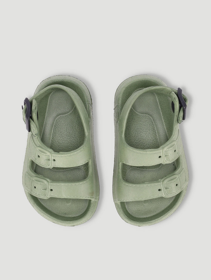 Pre-Boys Moulded Health Sandal - Olive