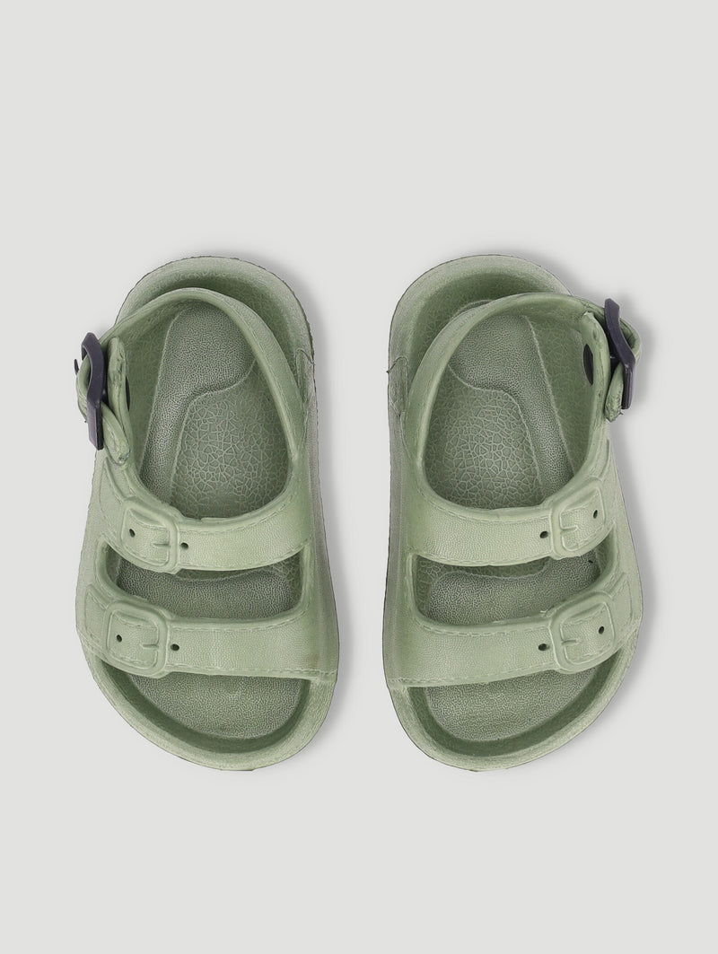Pre-Boys Moulded Health Sandal - Olive