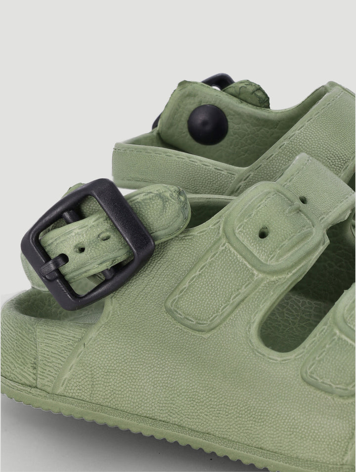 Pre-Boys Moulded Health Sandal - Olive