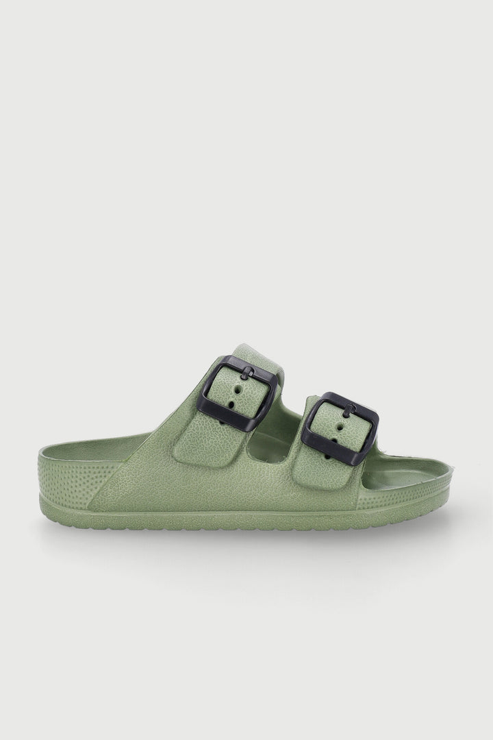 Pre-Boys Moulded Health Sandal - Olive