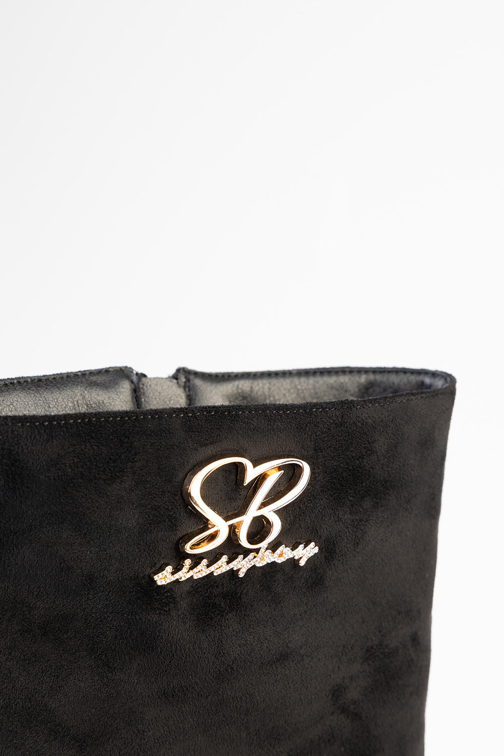 Cassandra Suede Mid Calf Boot - Black