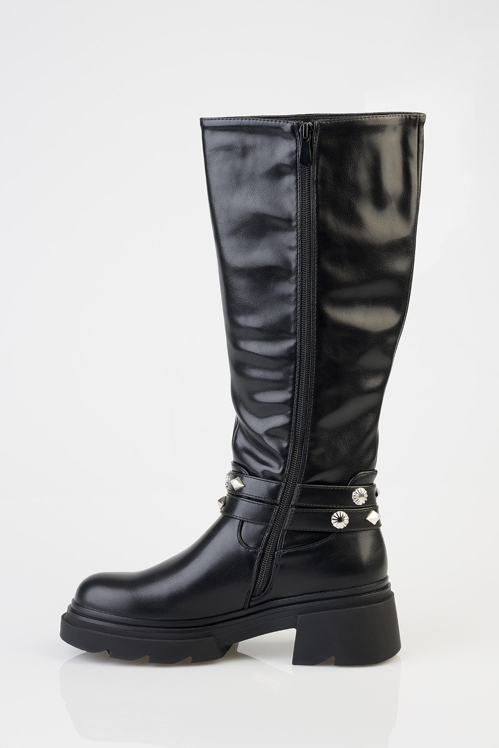 Calbo Mid Calf Boot - Black