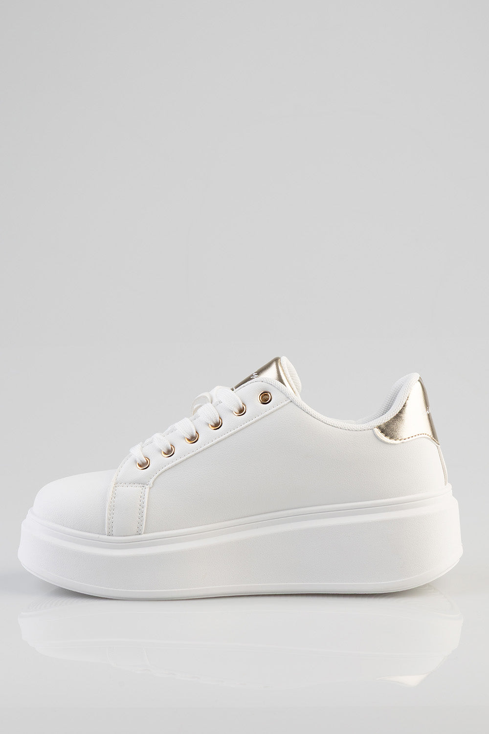 Gemy Bejeweled Chunky Sneaker - White