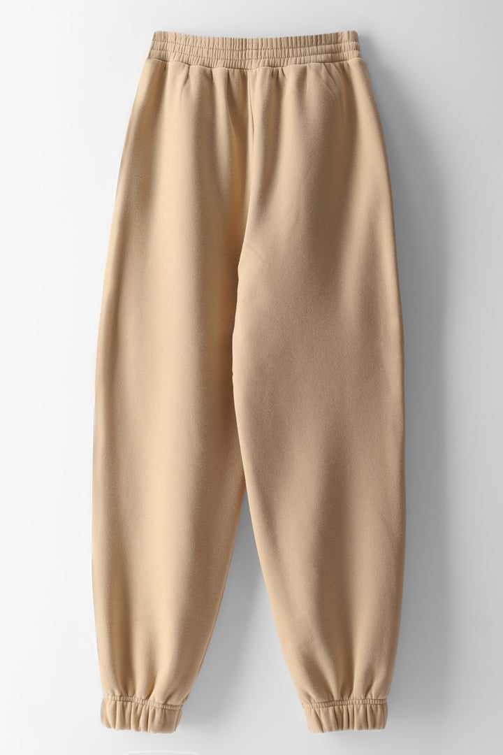 Girls Revival Cola Graphic Jogger - Oatmeal