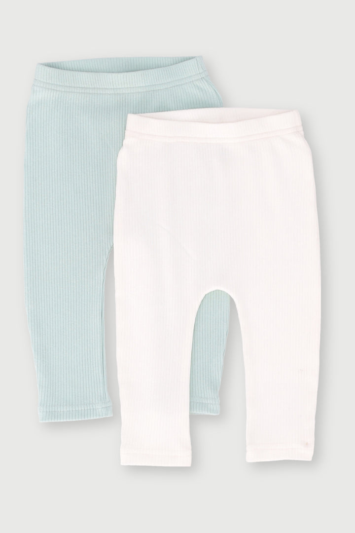 2 Pack Ribbed Leggin  - Sage Multi