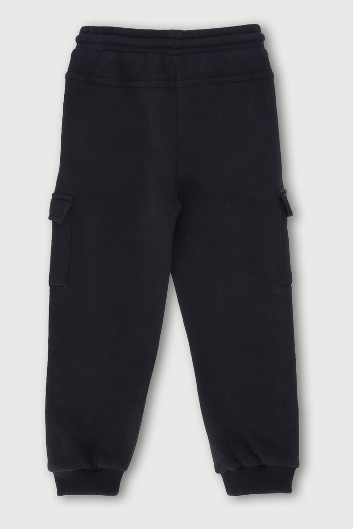 Pre-Boys Basketball Cargo Jogger - Black