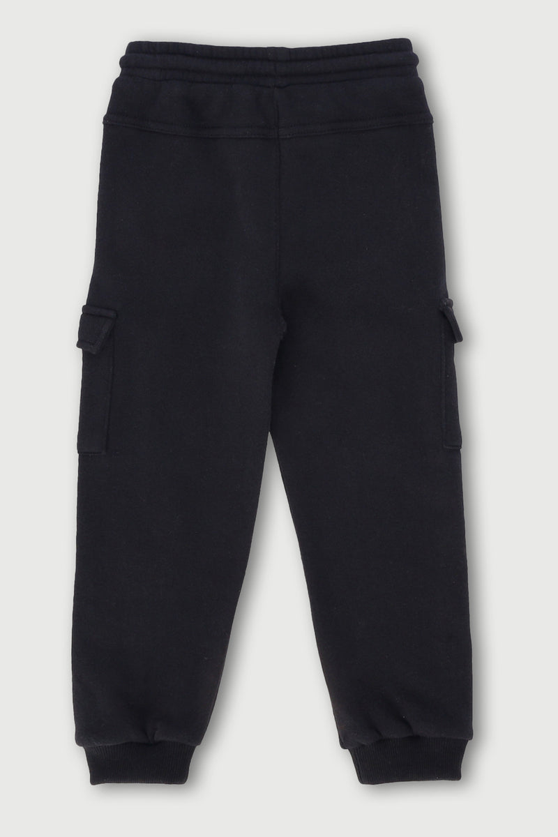 Pre-Boys Basketball Cargo Jogger - Black