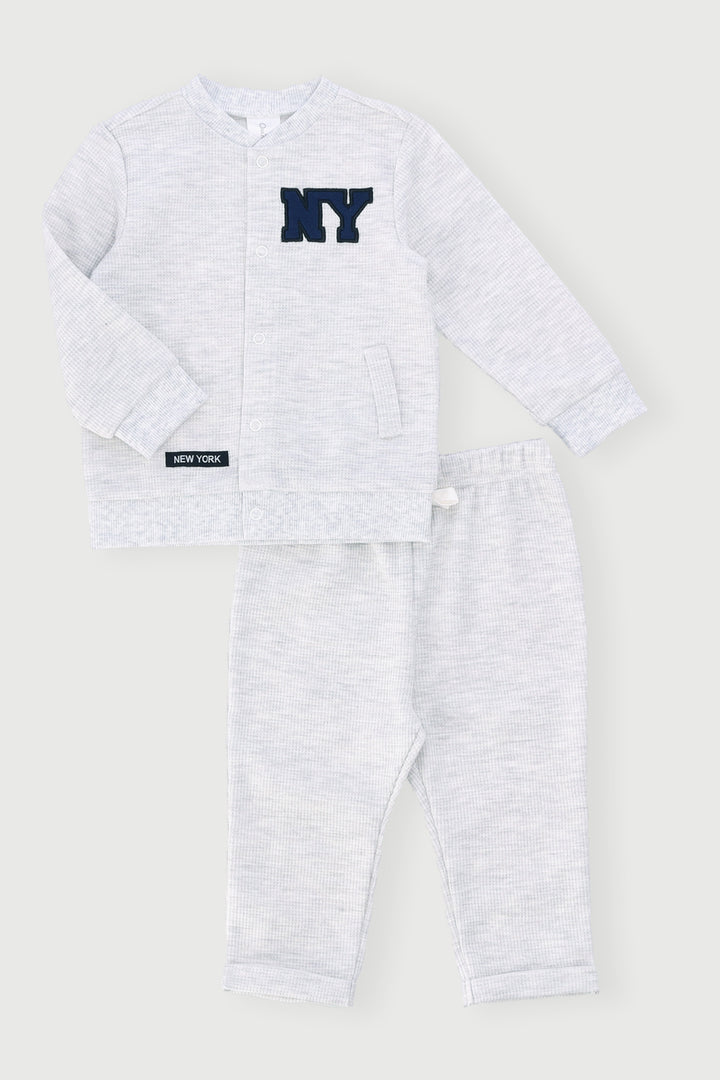 Baby Boys New York Waffle Set - Natural