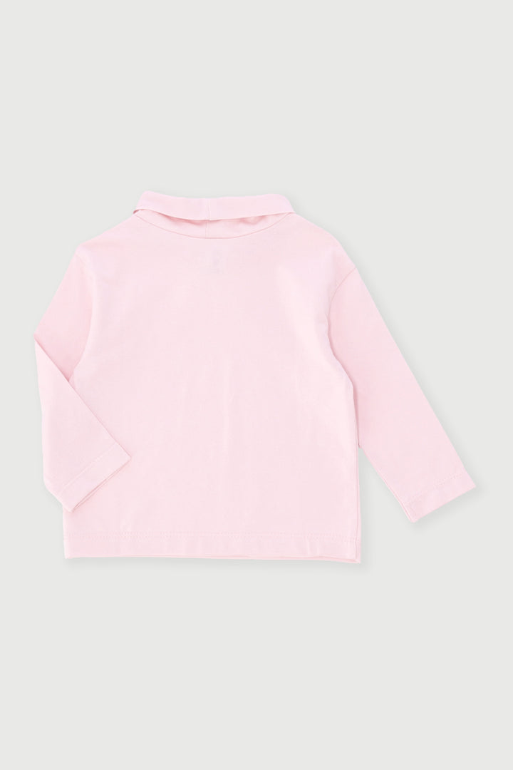 Keedo Baby Girls Poloneck Test - Pink