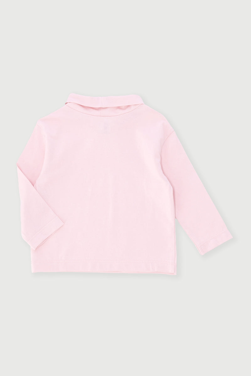 Keedo Baby Girls Poloneck Test - Pink