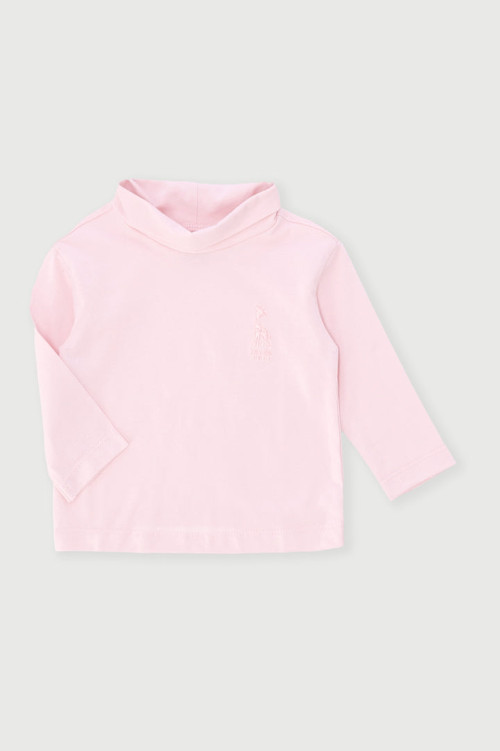 Keedo Baby Girls Poloneck Test - Pink