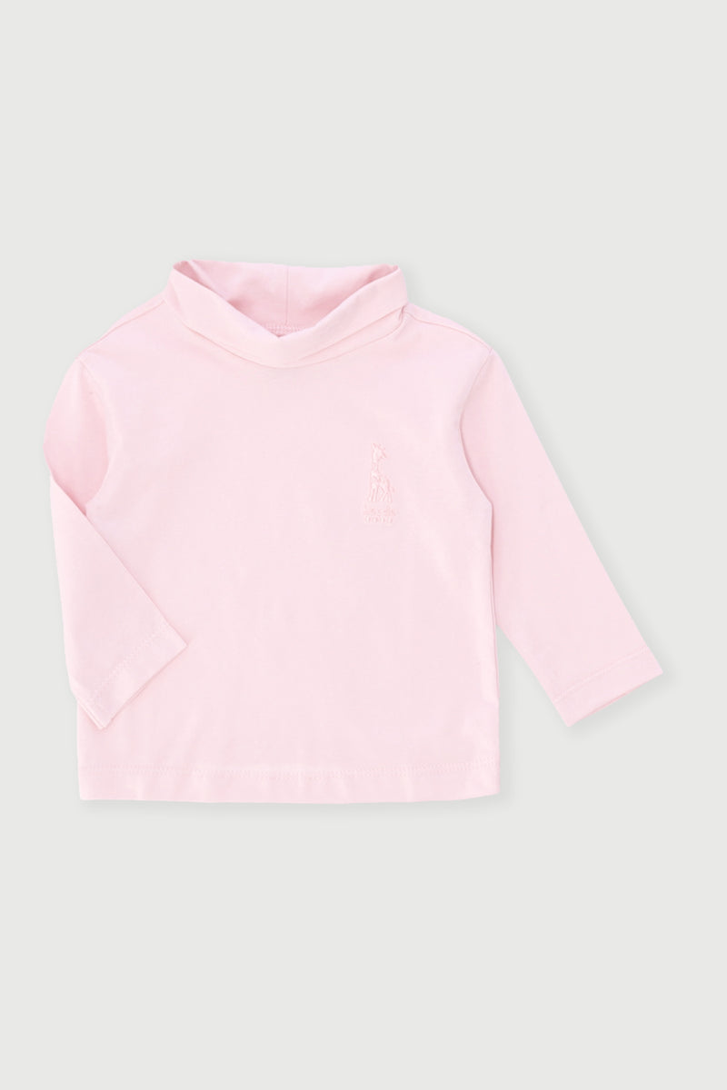 Keedo Baby Girls Poloneck Test - Pink