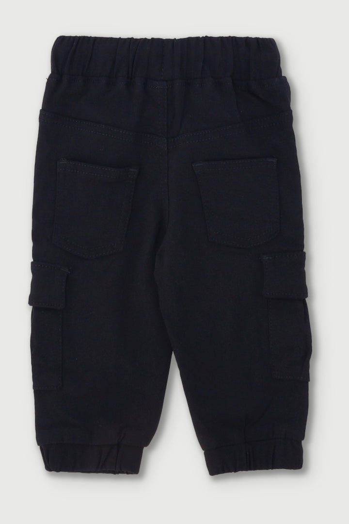 Baby Boys Twill Pants - Black