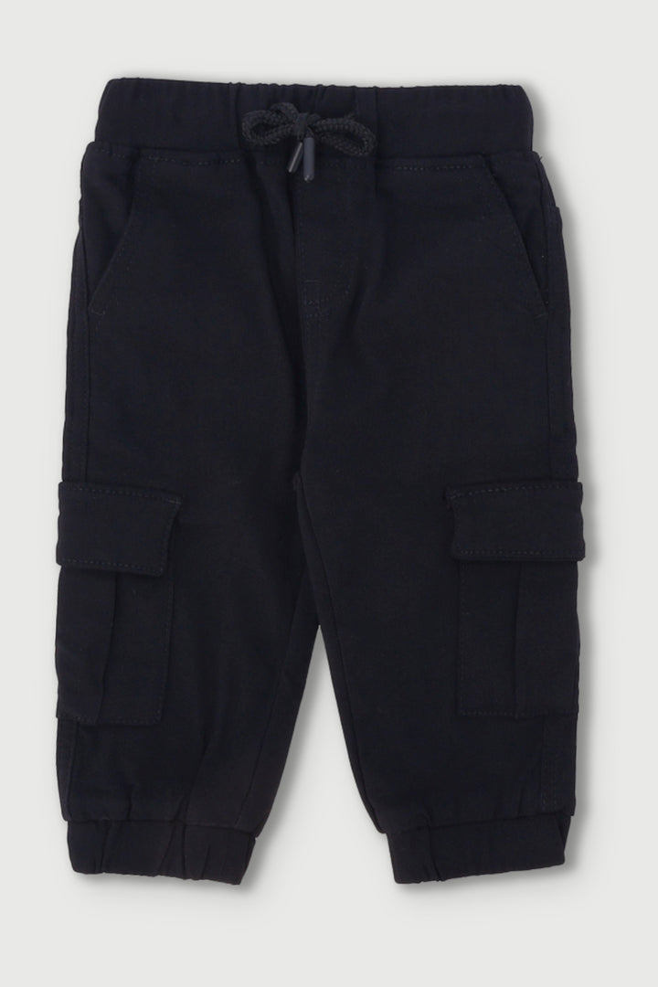 Baby Boys Twill Pants - Black