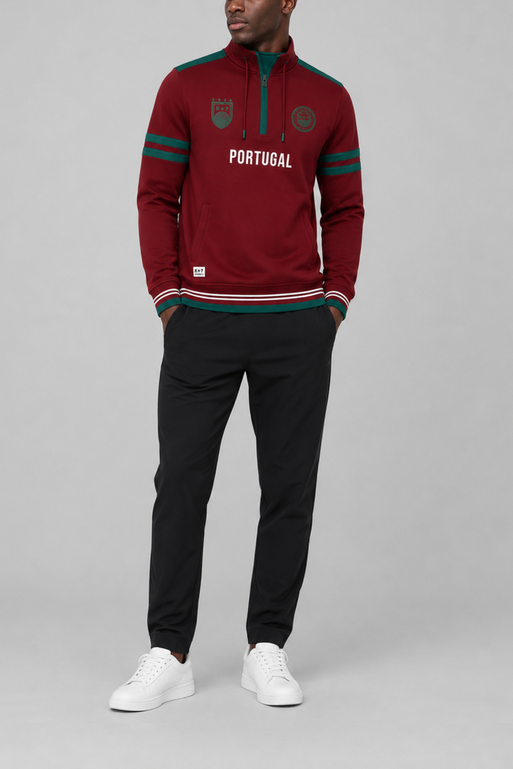 Formation Quarter Zip Tracktop - Maroon