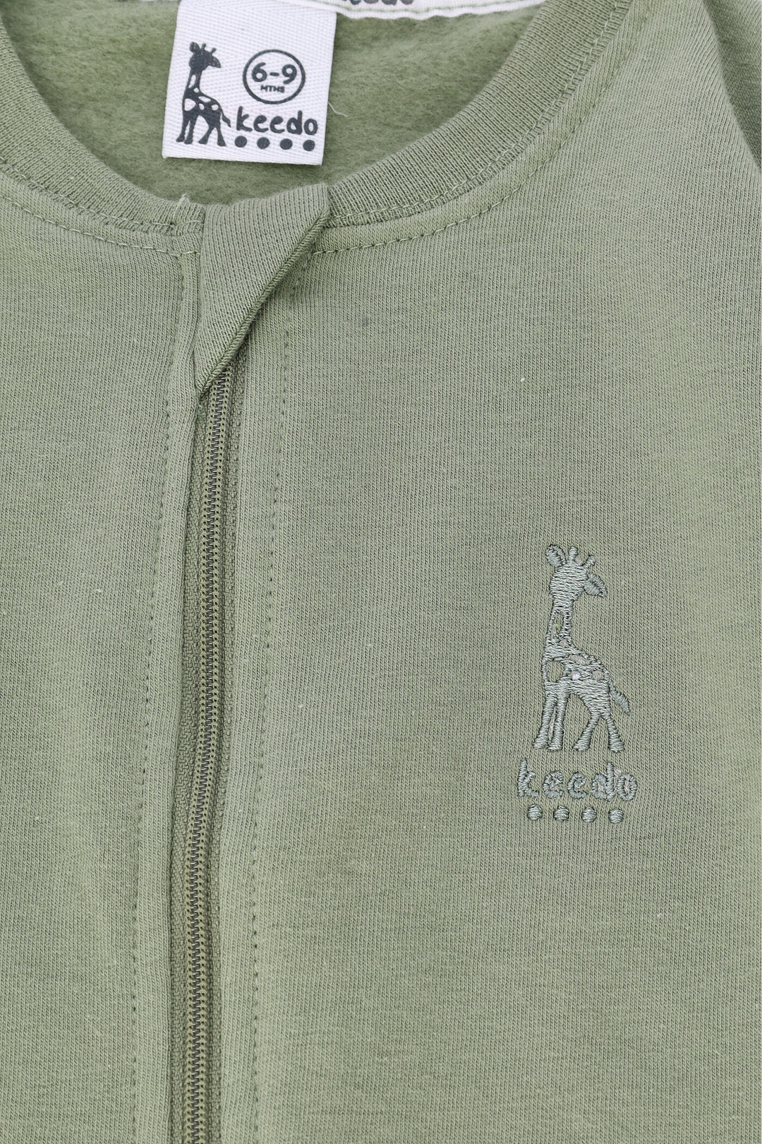 Keedo Baby Boys Core Fleece Sleepsuit - Fatigue