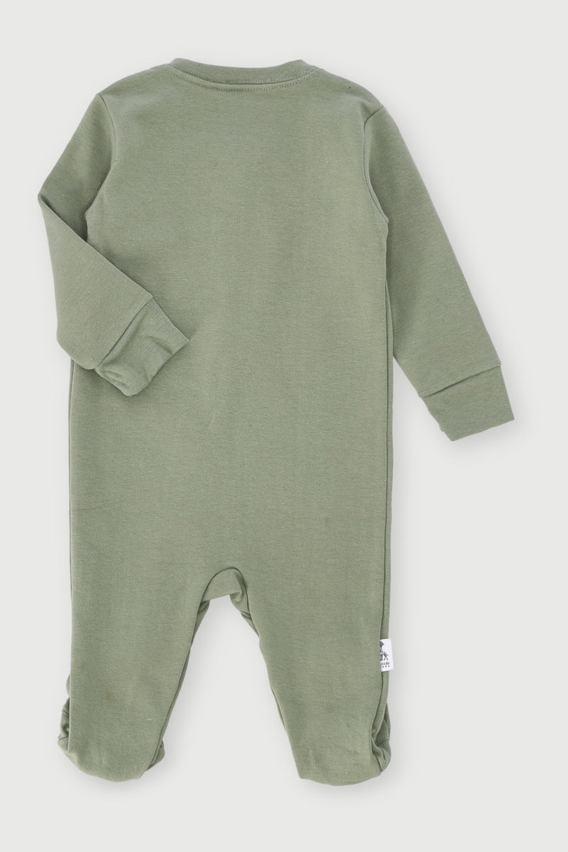 Keedo Baby Boys Core Fleece Sleepsuit - Fatigue