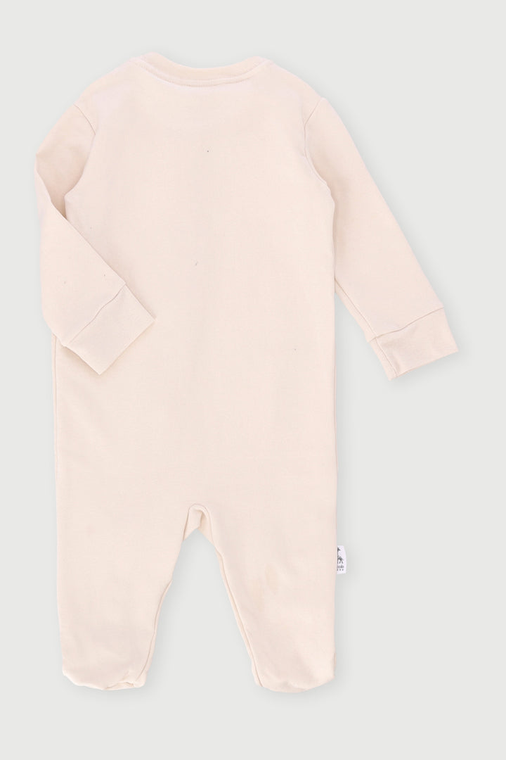 Keedo Baby Girls Core Fleece Sleepsuit - Cream
