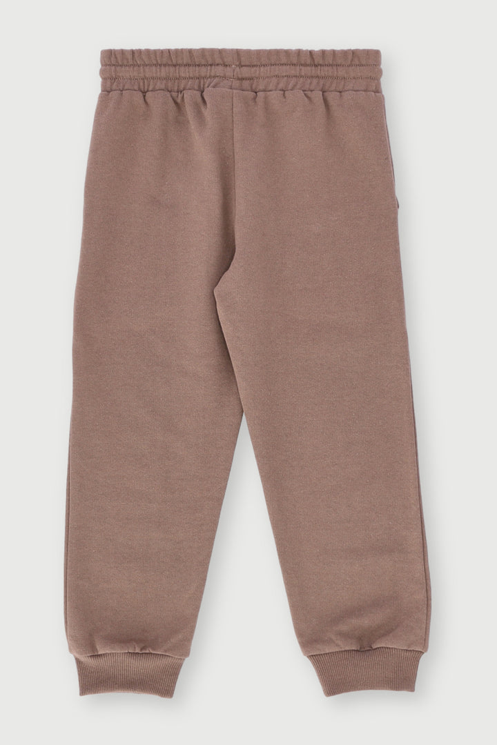 Pre-Boys Basketball Teddy Joggers - Brown