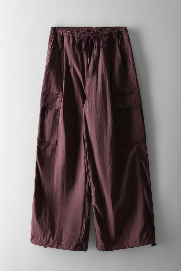 Girls Baggy Cargo Pants - Plum