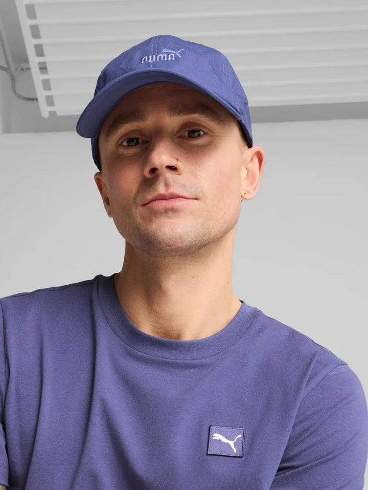 Essential Elevated Baseball Cap - Dark Blue