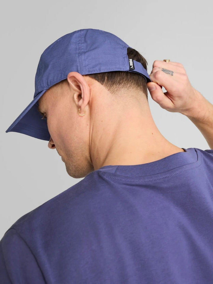 Essential Elevated Baseball Cap - Dark Blue