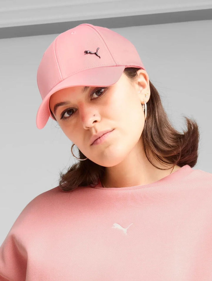 Essential Metal Cat Baseball Cap - Coral