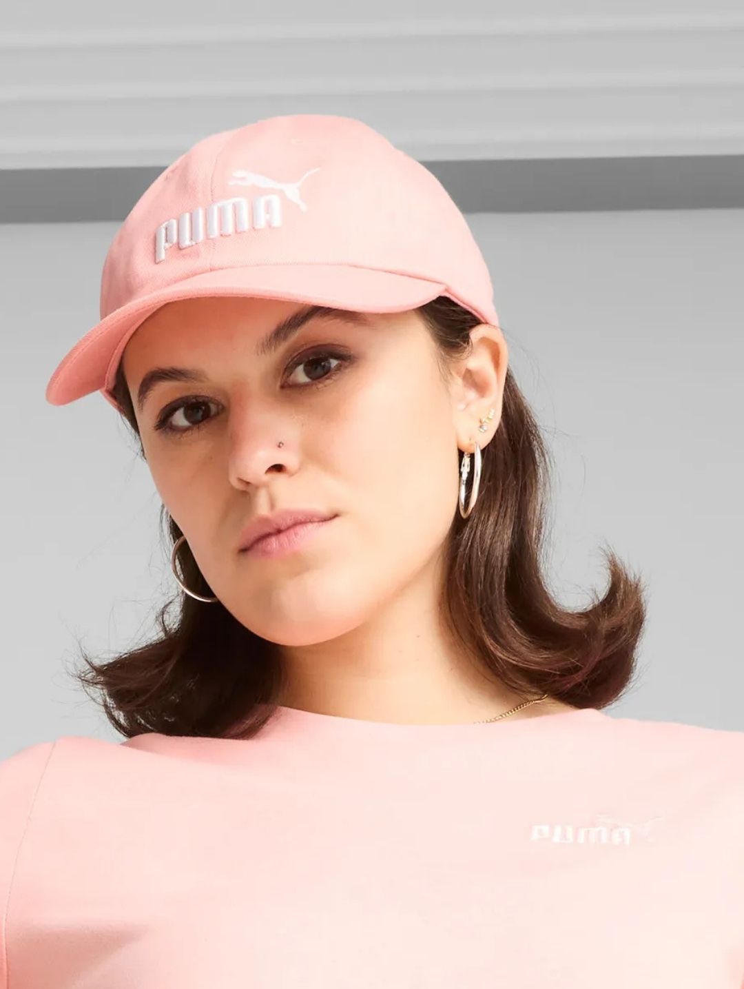 Essential No.1 Logo Baseball Cap - Coral