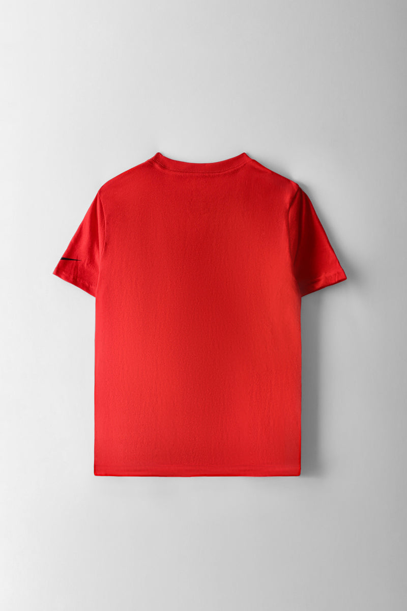 Boys Rwb Pop Mesh Graphic Tee - Red