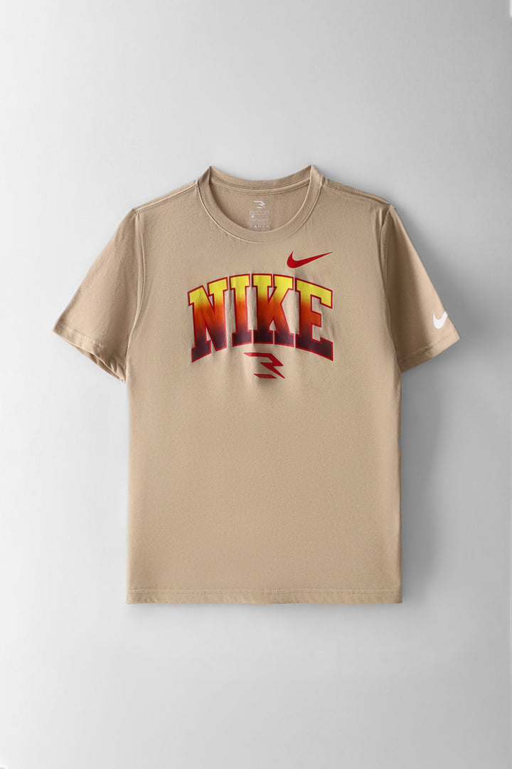 Boys Gradient Collegiate Shirt - Stone