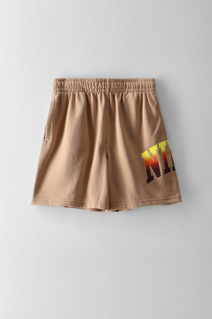 Boys Terry Collegiate Short - Stone