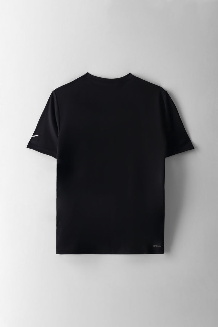 Boys Wordblock Dri Fit Tee - Black